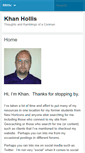 Mobile Screenshot of khanhollis.com